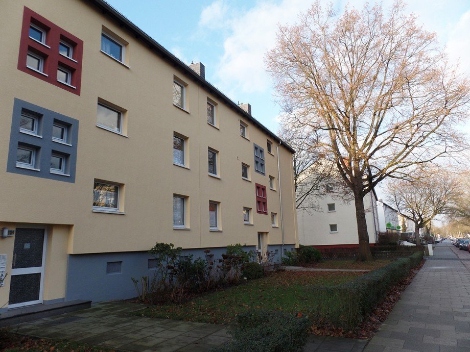 Stra�enansicht Etagenwohnung Bremen