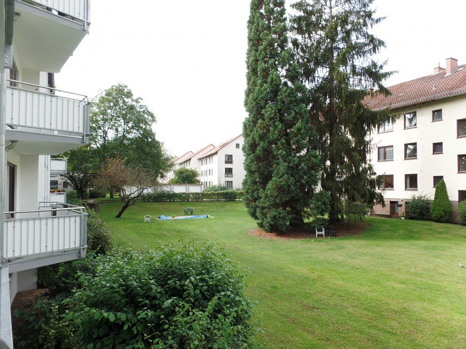 Aussicht Erdgeschosswohnung Bremen