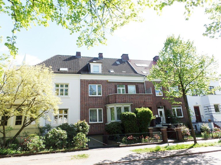 Hausansicht Bremen Einfamilienhaus Stilvolles Altbremer Rotklinkerhaus in bester Lage Schwachhausen/Gete