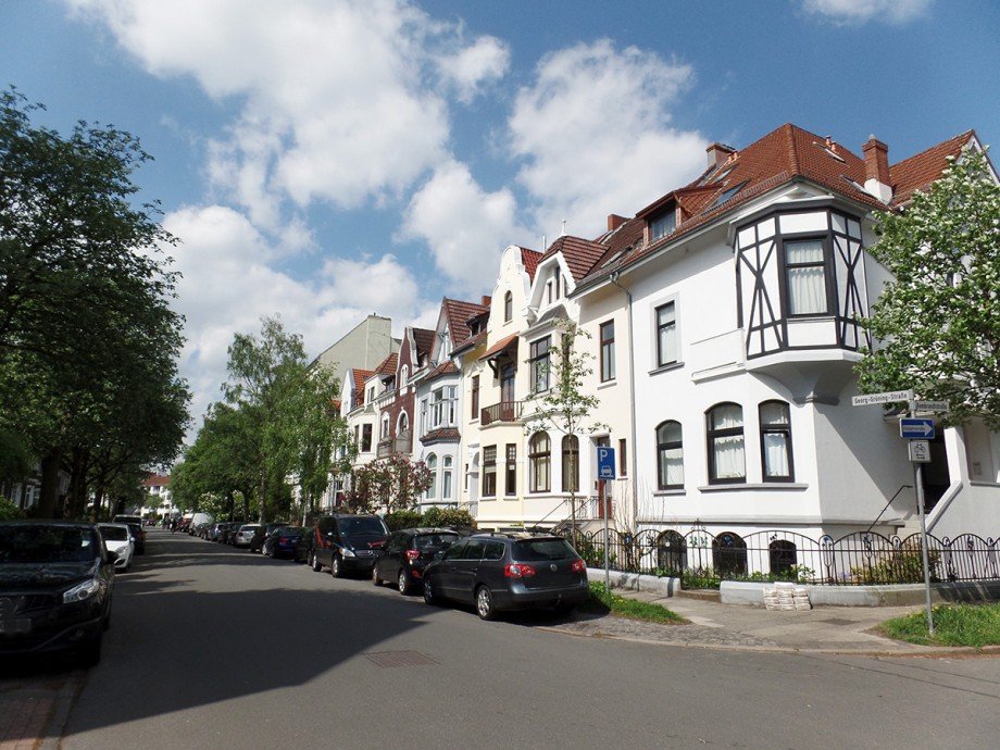 Strassenansicht Erdgeschosswohnung Bremen