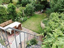 Garten Charmantes, sehr gepflegtes Bremer Reihenhaus mit Sonnengarten in ruhiger Wohnstra�e