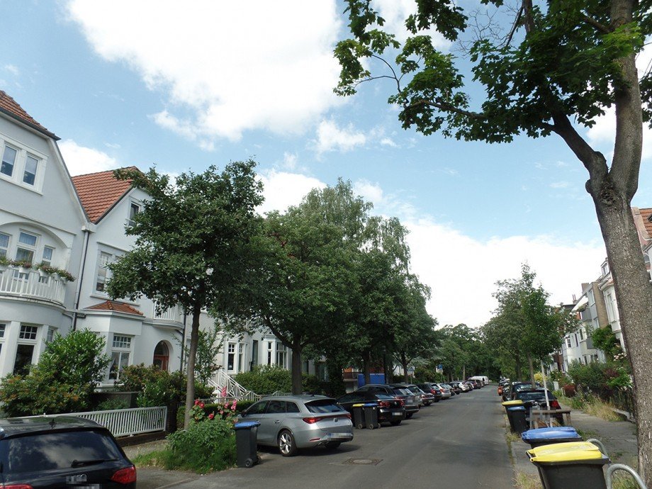 Strassenansicht Etagenwohnung Bremen