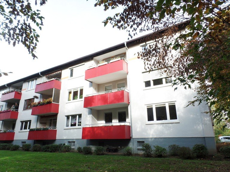Hausansicht Osterholz-Scharmbeck Etagenwohnung Sch�n geschnitten und ruhig gelegen - 3-Zimmer-Eigentumswohnung mit Sonnenbalkon