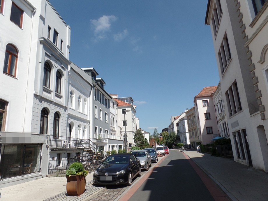 Strassenansicht Mehrfamilienhaus Bremen