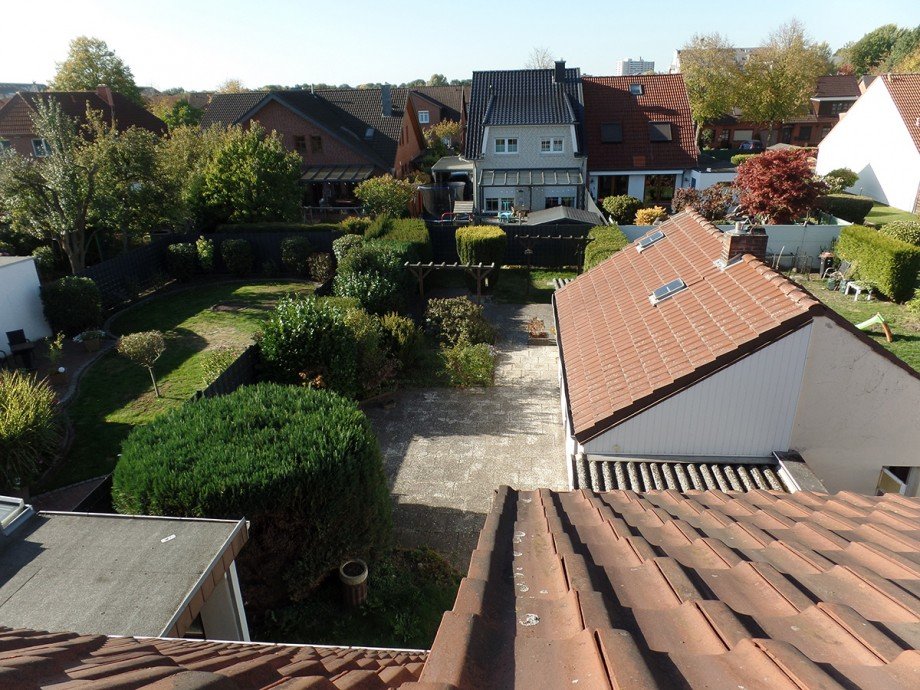 Gartenansicht Doppelhaush�lfte Bremen