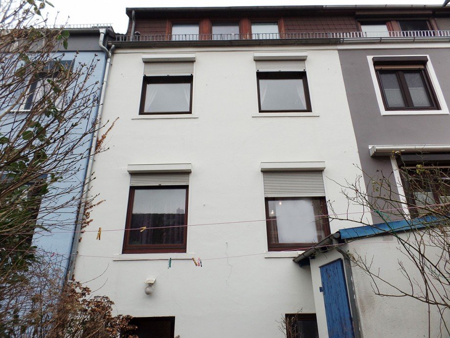 R�ckansicht Reihenmittelhaus Bremen