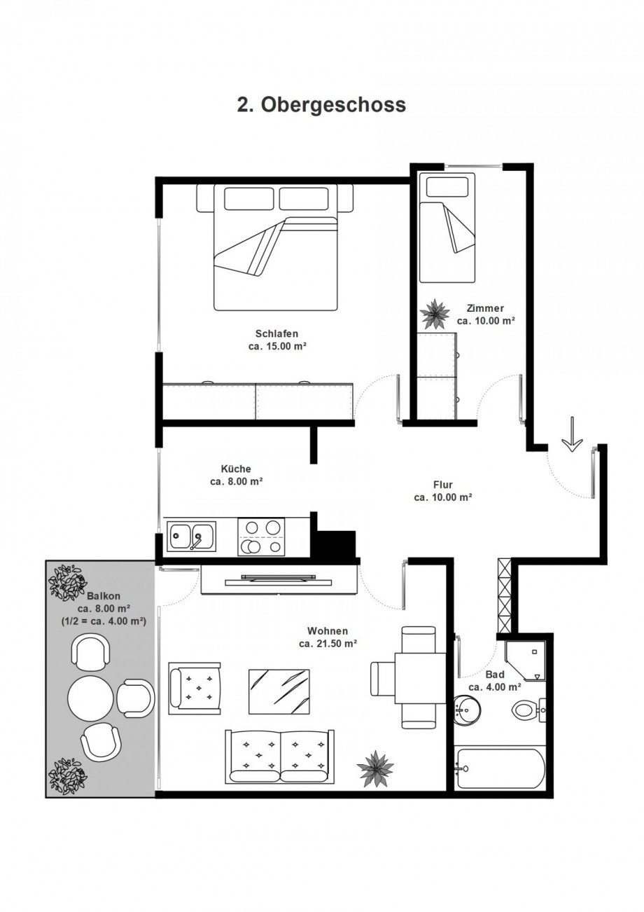 90260 Grundriss Etagenwohnung Bremen