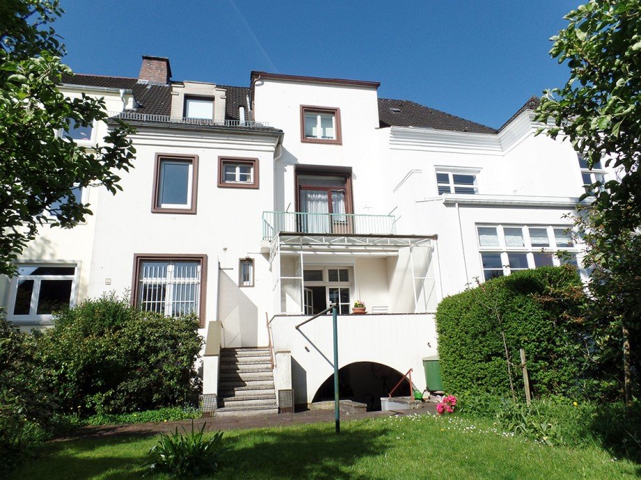 R�ckansicht Einfamilienhaus Bremen