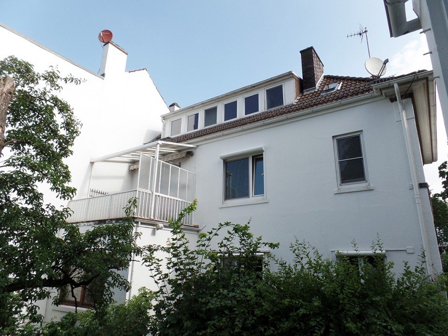 R�ckansicht Einfamilienhaus Bremen