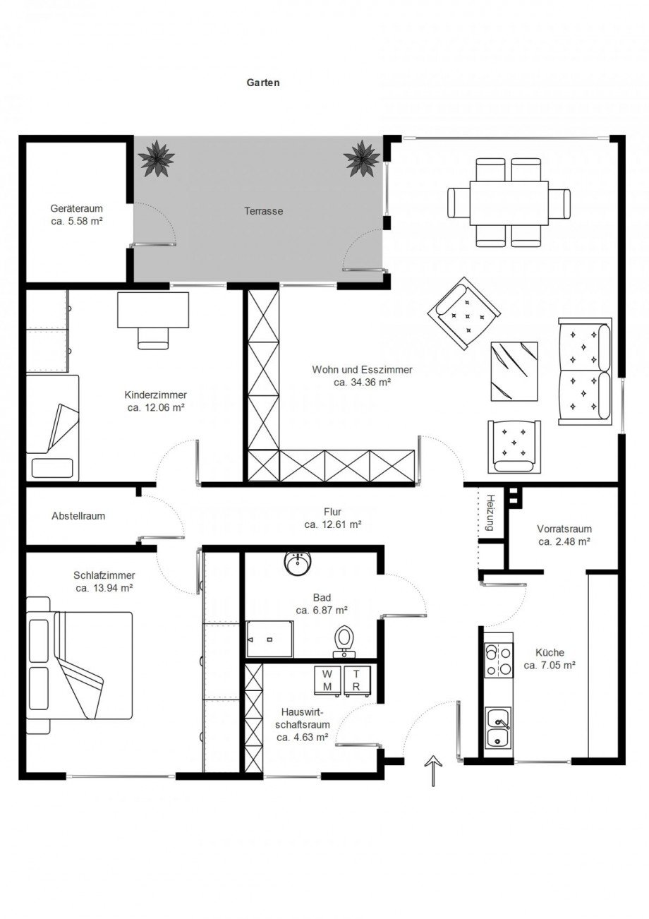 Grundriss Bungalow Bremen