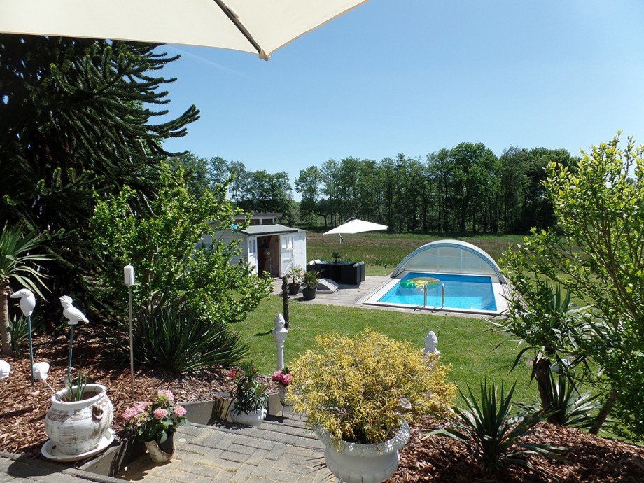 Blick von der Terrasse Einfamilienhaus Hoope