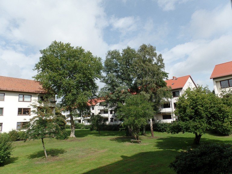 Aussicht Bremen Erdgeschosswohnung Schwachhausen, modernisierte 3-Zimmer-Eigentumswohnung mit sonniger Loggia