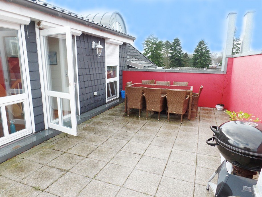 Dachterrasse Maisonettewohnung Bremen