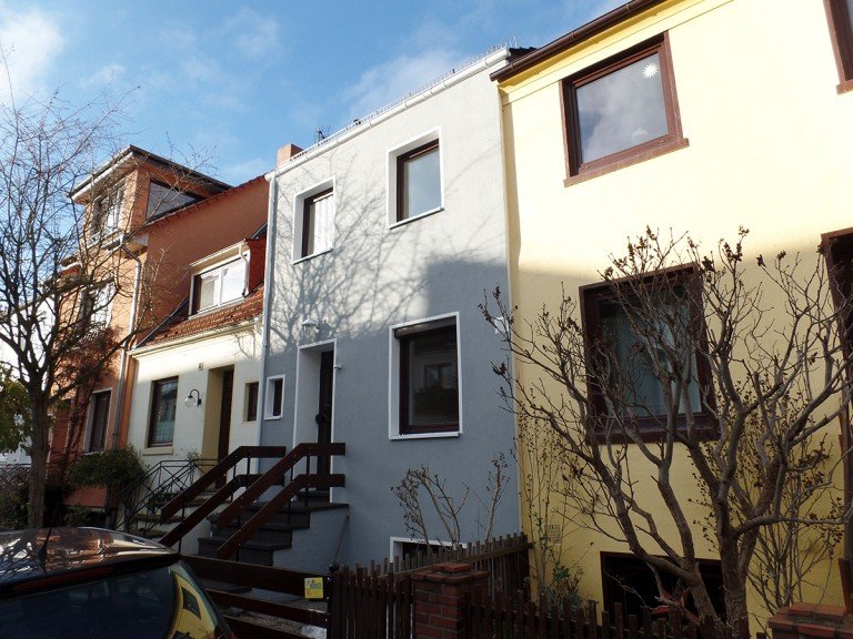 Hausansicht Bremen Reihenmittelhaus Sehr sch�nes, aufwendig modernisiertes Altbremer Haus in Bremen-Findorff