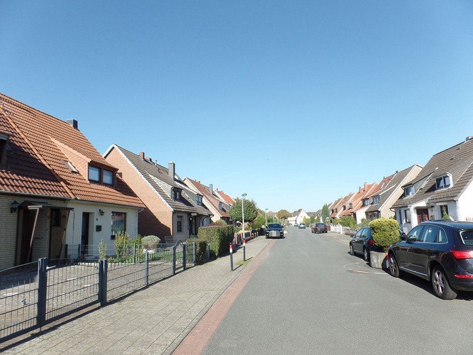 Stra�enansicht Doppelhaush�lfte Bremen