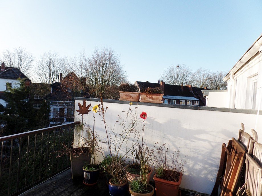 Balkon 2.OG Maisonettewohnung Bremen