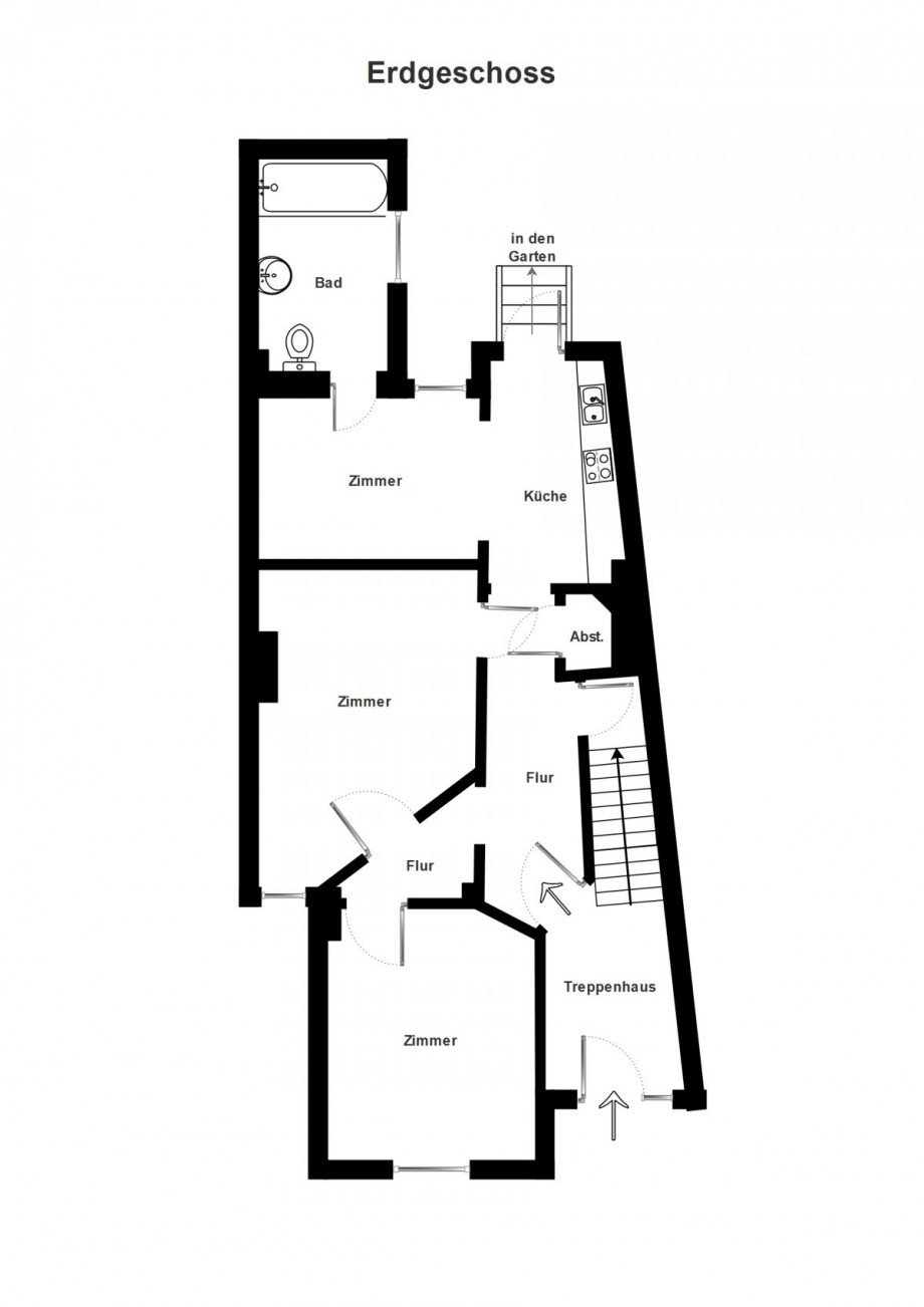 91800 Grundriss EG Mehrfamilienhaus Bremen