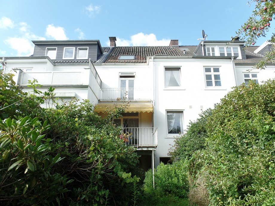R�ckansicht Reihenmittelhaus Bremen
