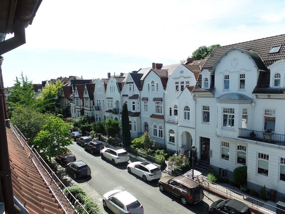 Strassenansicht Mehrfamilienhaus Bremen