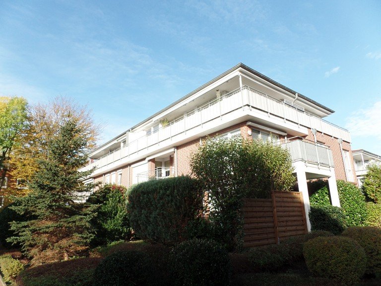 Hausansicht Bremen Terrassenwohnung Wohnpark Subtropia, sonnige Terrassenwohnung mit TG-Stellplatz in ruhiger, r�ckwertiger Wohnlage