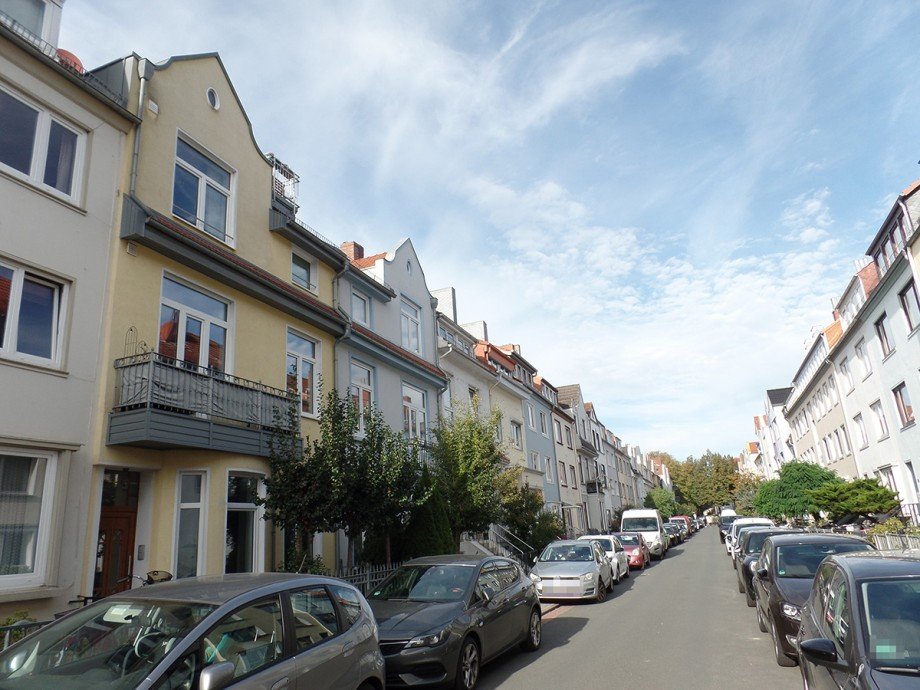 Strassenansicht Mehrfamilienhaus Bremen