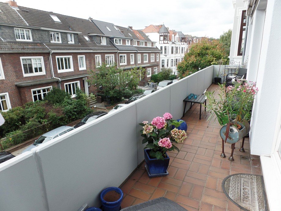 Balkon Vorne Etagenwohnung Bremen